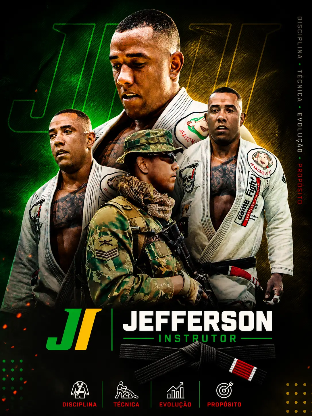 Instrutor Jefferson - Faixa Preta de Jiu-Jitsu