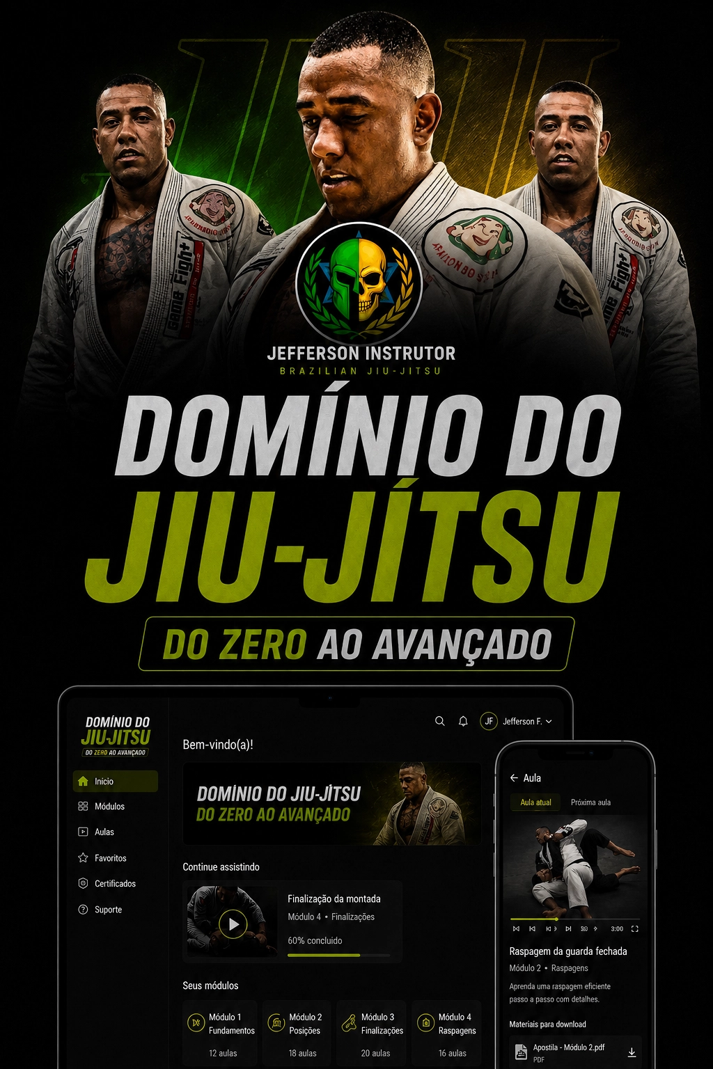Dominio do Jiu-Jitsu do Zero ao Avancado — Jefferson Instrutor